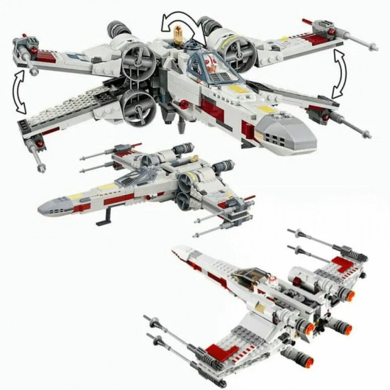 star wars moc first x-wing starfighter bricks toys 05145 star wars moc first x-wing starfighter bricks toys 05145