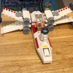 star wars moc first x-wing starfighter bricks toys 05145