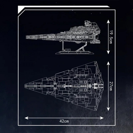 star wars moc imperial star destroyer bricks toy star wars moc imperial star destroyer bricks toy