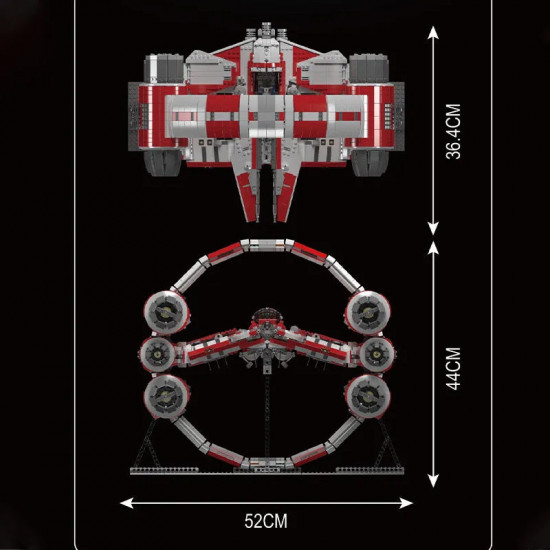 star wars moc interstellar ring fighter bricks toy star wars moc interstellar ring fighter bricks toy