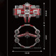 star wars moc interstellar ring fighter bricks toy star wars moc interstellar ring fighter bricks toy