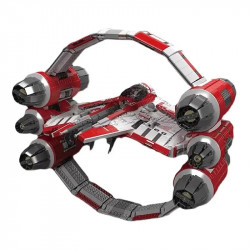 star wars moc interstellar ring fighter bricks toy
