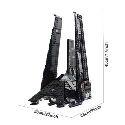 star wars moc krennic imperial shuttle bricks toy