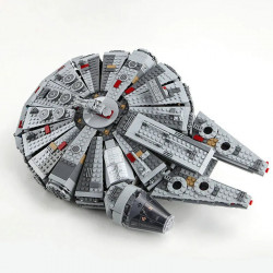 star wars moc millennium falcon 05007 bricks toy