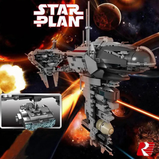 star wars moc nebulon-b medical frigate bricks toy 05083 star wars moc nebulon-b medical frigate bricks toy 05083