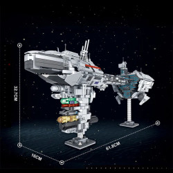 star wars moc nebulon-b medical frigate bricks toy 05083