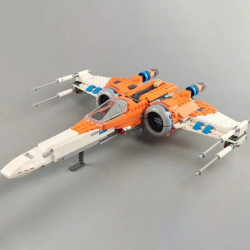 star wars moc poe dameron's x-wing bricks toys 60019