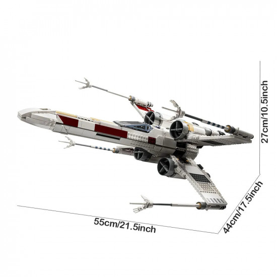 star wars moc red five x-wing star fighter bricks toy 05039 star wars moc red five x-wing star fighter bricks toy 05039