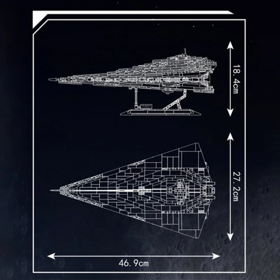 star wars moc renaissance class star destroyer bricks toy star wars moc renaissance class star destroyer bricks toy