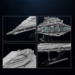 star wars moc renaissance class star destroyer bricks toy