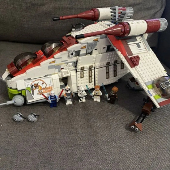 star wars moc republic gunship cruiser bricks toy 05041 star wars moc republic gunship cruiser bricks toy 05041