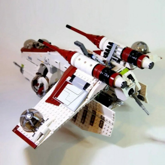 star wars moc republic gunship cruiser bricks toy 05041 star wars moc republic gunship cruiser bricks toy 05041