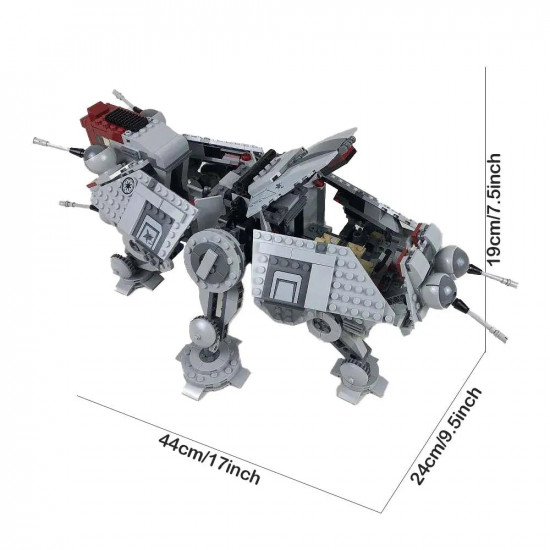 star wars moc the at-te walker bricks toy star wars moc the at-te walker bricks toy