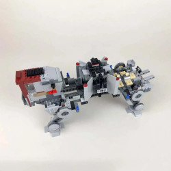 star wars moc the at-te walker bricks toy