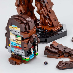 star wars moc the chewbacca bricks toys