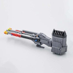 star wars moc the justifier space shuttle bricks toy