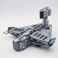 star wars moc the justifier space shuttle bricks toy