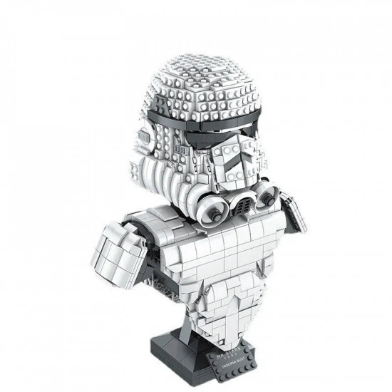 star wars moc trooper bust helmet bricks toys 21022 star wars moc trooper bust helmet bricks toys 21022
