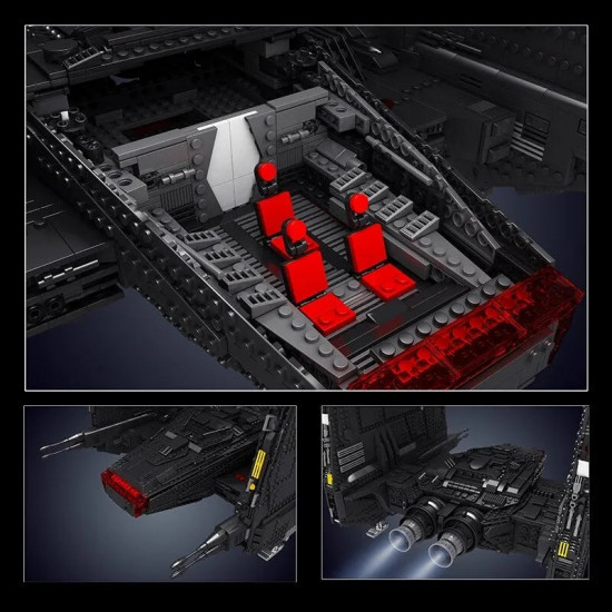 star wars moc ucs command upsilon shuttle space ship bricks star wars moc ucs command upsilon shuttle space ship bricks