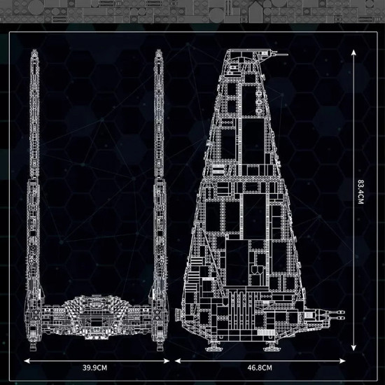 star wars moc ucs command upsilon shuttle space ship bricks star wars moc ucs command upsilon shuttle space ship bricks