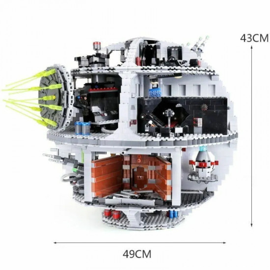 star wars moc ucs death star bricks toys 05063 star wars moc ucs death star bricks toys 05063