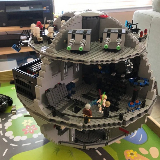 star wars moc ucs death star bricks toys 05063 star wars moc ucs death star bricks toys 05063