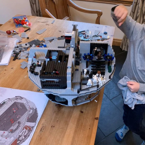 star wars moc ucs death star bricks toys 05063 star wars moc ucs death star bricks toys 05063