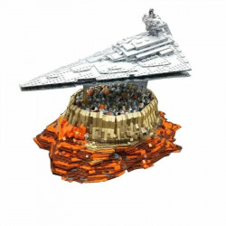 star wars moc ucs empire over jedha city bricks toy