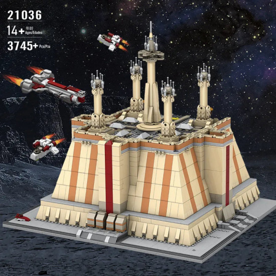star wars moc ucs jedi temple building bricks toy 21036 star wars moc ucs jedi temple building bricks toy 21036