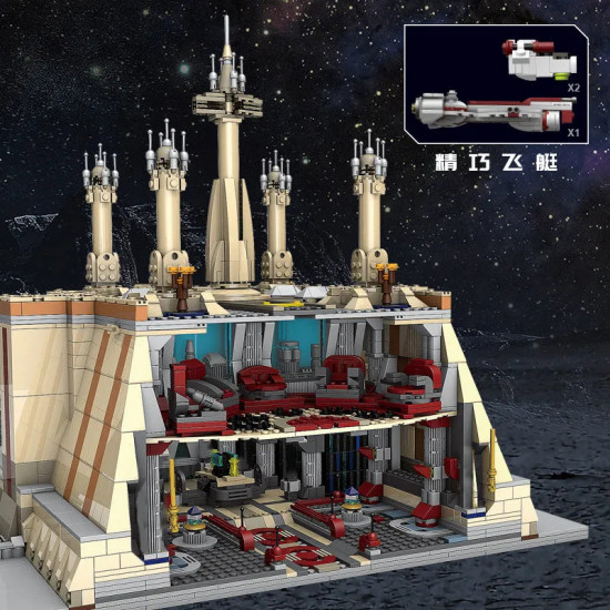 star wars moc ucs jedi temple building bricks toy 21036 star wars moc ucs jedi temple building bricks toy 21036