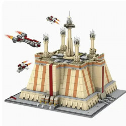 star wars moc ucs jedi temple building bricks toy 21036