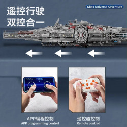 star wars moc ucs millennium falcon bricks toy