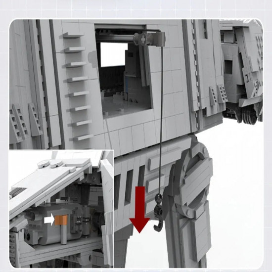 star wars moc ucs motorized at-at walker bricks toy 21015 star wars moc ucs motorized at-at walker bricks toy 21015