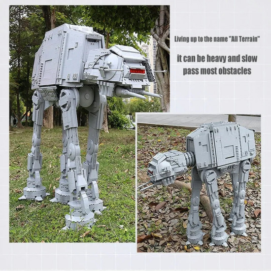 star wars moc ucs motorized at-at walker bricks toy 21015 star wars moc ucs motorized at-at walker bricks toy 21015
