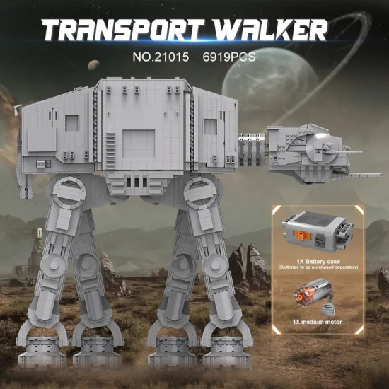 star wars moc ucs motorized at-at walker bricks toy 21015 star wars moc ucs motorized at-at walker bricks toy 21015