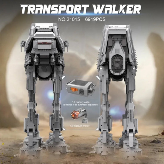 star wars moc ucs motorized at-at walker bricks toy 21015 star wars moc ucs motorized at-at walker bricks toy 21015