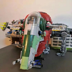 star wars moc ucs slave i one bricks toy 05037