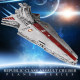 star wars moc venator class republic attack cruiser bricks toy star wars moc venator class republic attack cruiser bricks toy