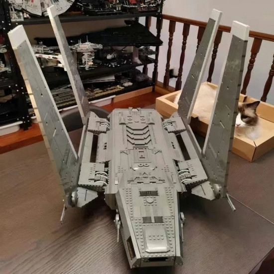 star wars rogue moc cargo shuttle space ship bricks toy star wars rogue moc cargo shuttle space ship bricks toy
