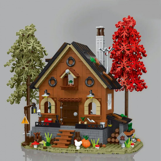 street city expert moc forest cabin house led bricks toys 031072 street city expert moc forest cabin house led bricks toys 031072