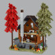 street city expert moc forest cabin house led bricks toys 031072 street city expert moc forest cabin house led bricks toys 031072