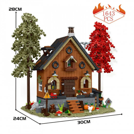 street city expert moc forest cabin house led bricks toys 031072 street city expert moc forest cabin house led bricks toys 031072
