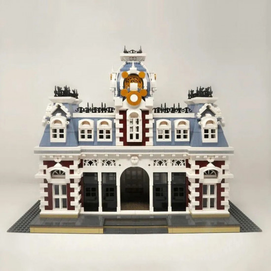 street expert moc dreamland city train station bricks toy street expert moc dreamland city train station bricks toy