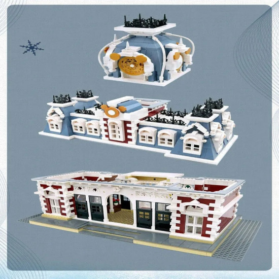 street expert moc dreamland city train station bricks toy street expert moc dreamland city train station bricks toy