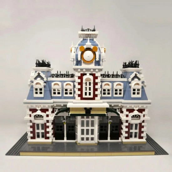 street expert moc dreamland city train station bricks toy street expert moc dreamland city train station bricks toy