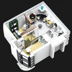 street expert moc luxury flagship store bricks toys