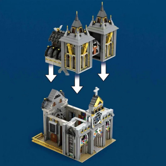 street expert moc medieval city church building bricks toy street expert moc medieval city church building bricks toy
