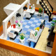 street experts moc city upside down cafe bricks toy street experts moc city upside down cafe bricks toy
