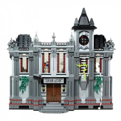 super hero moc 07044 arkham asylum breakout bricks toy