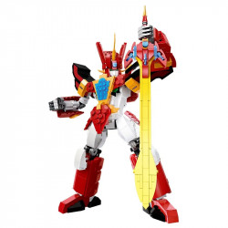 super hero moc mecha earth warrior bricks toy